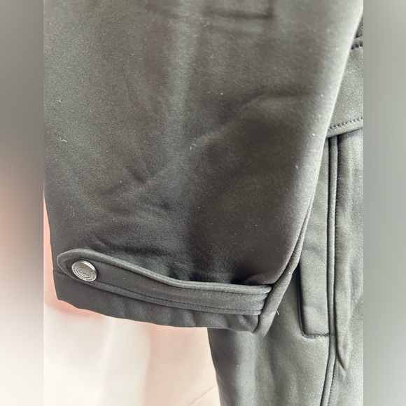 CANADA WEATHER GEAR | Black & Natural Cinched-Waist Hooded Jacket (Size: 1X) - Picture 9 of 13